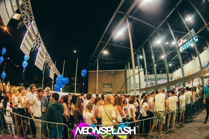 Kay Wilder Neonsplash Inkom 2013 Mecc Maastricht EDM Dance Event Paint Party