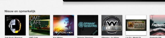 Apple features Electronication on Apple TV and iTunes frontpage
